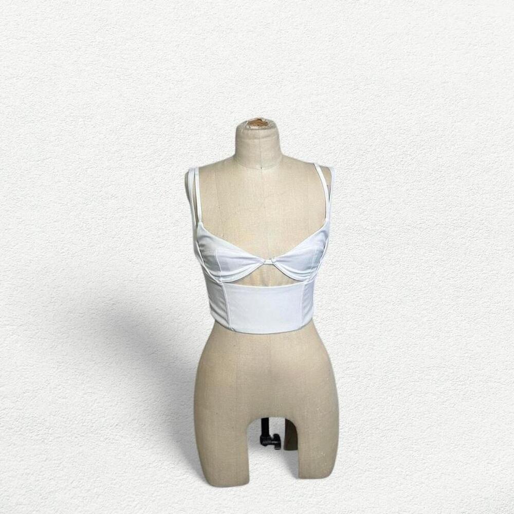 White Fox Boutique Lets Go Out Cami Crop Top in White